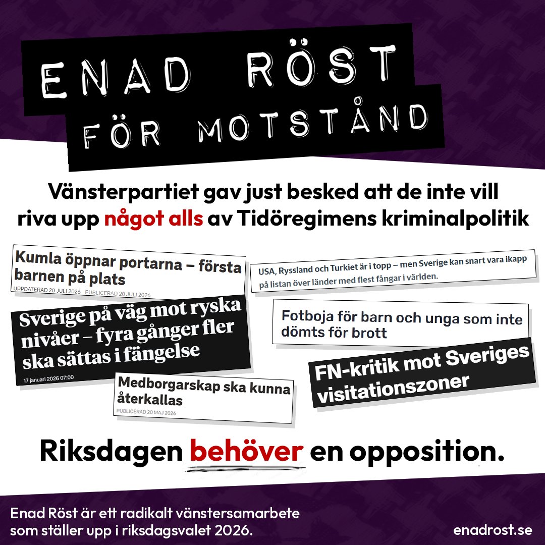 En text som säger: