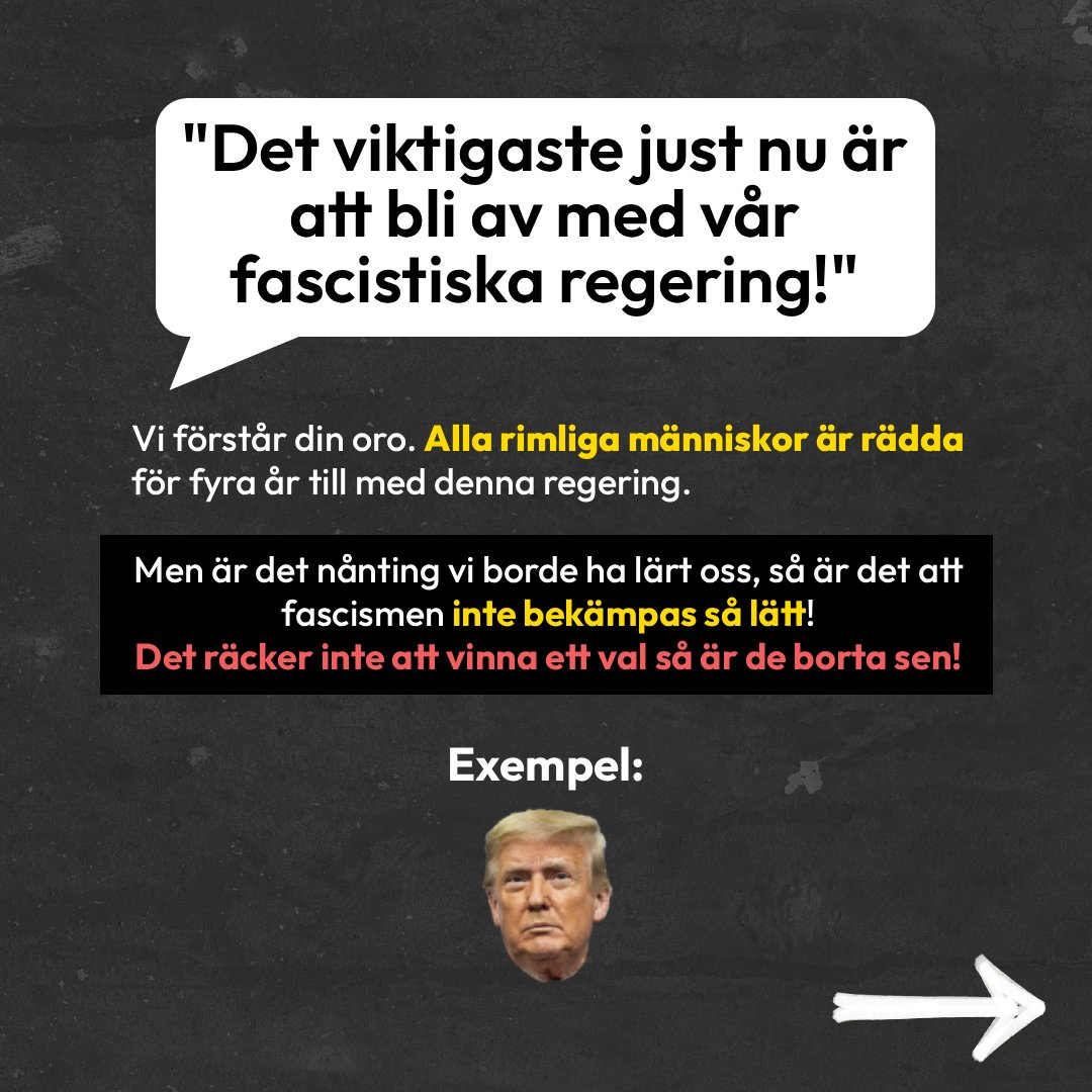 I en pratbubbla står ett citat: 